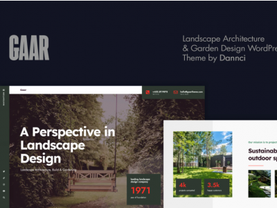 Gaar - Landscape Architecture & Garden Design WP