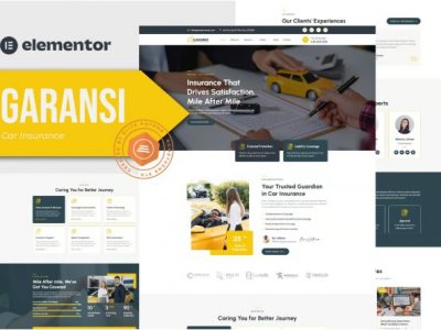 Garansi - Car Insurance Elementor Template Kit