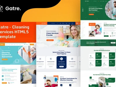 Gatre - Cleaning Services HTML5 Template