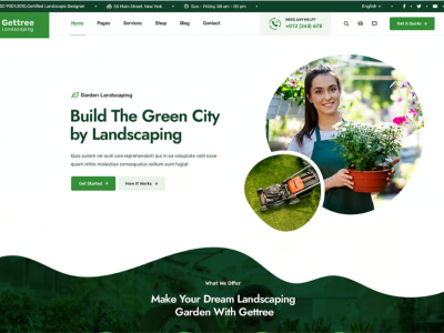 Gettree – Garden & Landscaping WordPress Theme