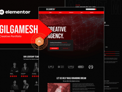 Gilgamesh - Creative Portfolio Elementor Template Kit