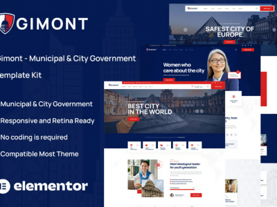 Gimont - Municipal & City Government Template Kit