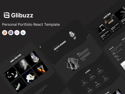 Glibuzz - Personal Portfolio React Template