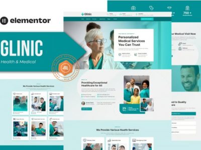 Glinic - Health & Medical Elementor Template Kit