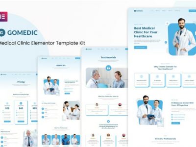 Gomedic - Medical Elementor Template Kit