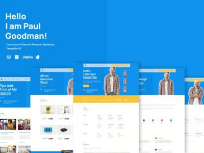 Goodman - Creative Portofolio Elementor Template Kit