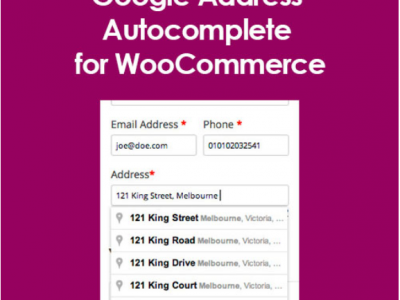 Google Address Autocomplete for WooCommerce