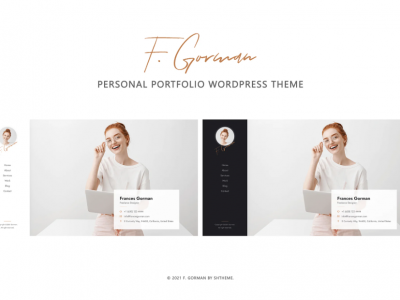Gorman - Personal Portfolio WordPress Theme