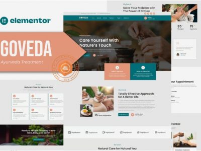 Goveda - Ayurveda Treatment Elementor Template Kit