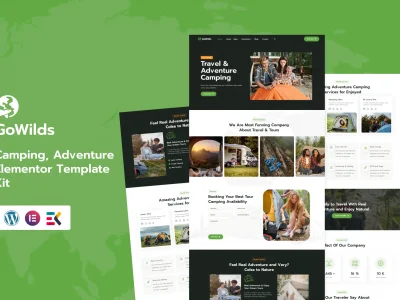 Gowilds - Travel & Tour Booking Elementor Template Kit
