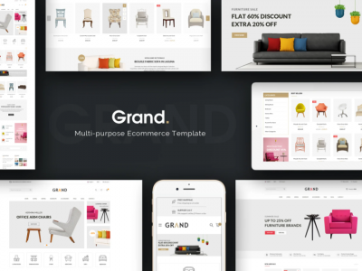 Grand - Responsive Furniture Magento Theme
