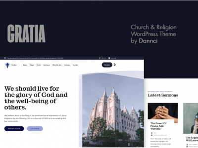 Gratia - Church & Religion WordPress Theme
