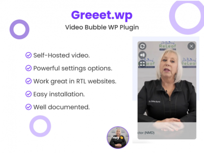 Greet - Video Bubble WordPress Plugin