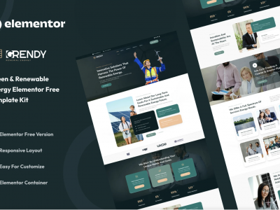 Grendy - Green & Renewable Energy Solutions Elementor Template Kit