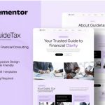 GuideTax - Tax Advisor & Financial Colsulting Elementor Template Kit
