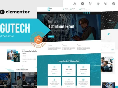 Gutech - IT Solutions Elementor Template Kit