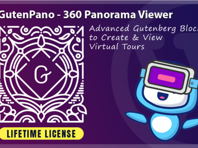 GutenPano - 360 Panorama Viewer for Gutenberg