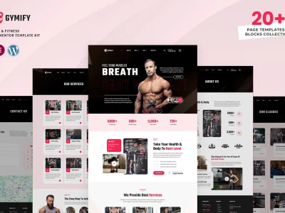 Gymify - Gym & Fitness Elementor Pro Template Kit