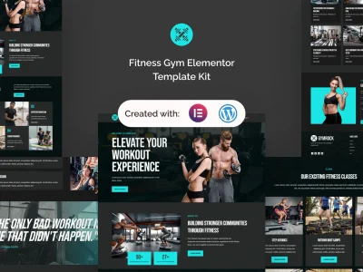 Gymrock - Fitness Gym Elementor Template Kit