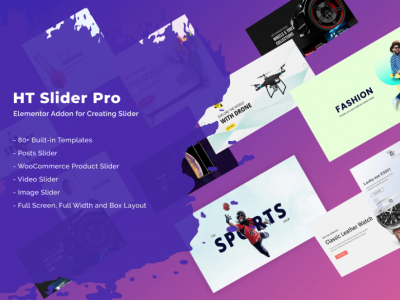 HT Slider Pro For Elementor