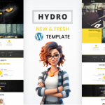 HYDRO - One Page Portfolio WordPress Theme