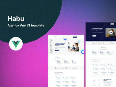 Habu - Agency Vuejs Template
