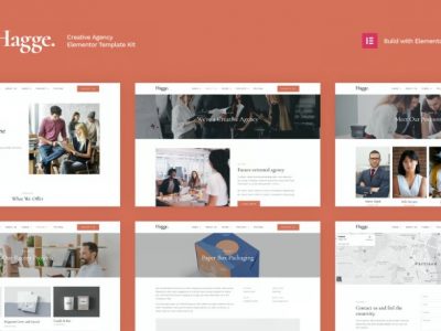 Hagge - Creative Portfolio Elementor Template Kit