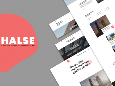 Halse - Architecture & Interior Design Elementor Template Kit