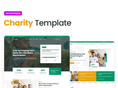 Harity – Fundraising Charity Elementor Template Kit