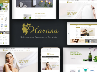 Harosa - Cosmetics and Beauty Prestashop Theme