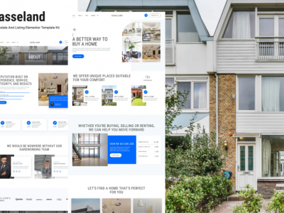 Hasseland - Real Estate Listing Elementor Template Kit