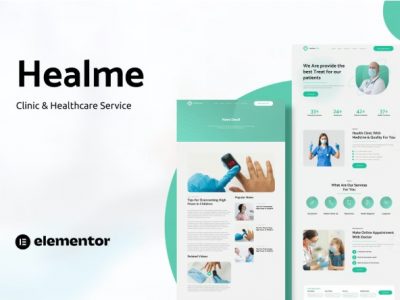 Healme - Clinic & Healthcare Service Elementor Template Kits