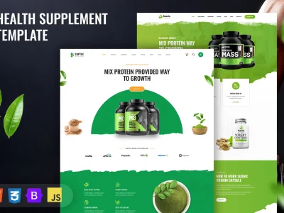 Health Supplement Landing Page