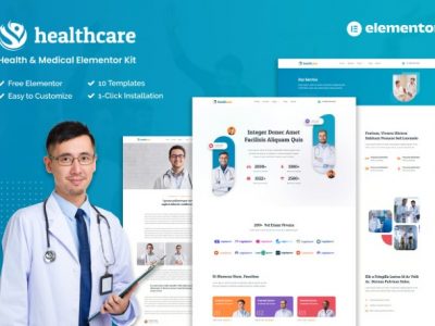 Healthcare - Health & Medical Elementor Template Kit