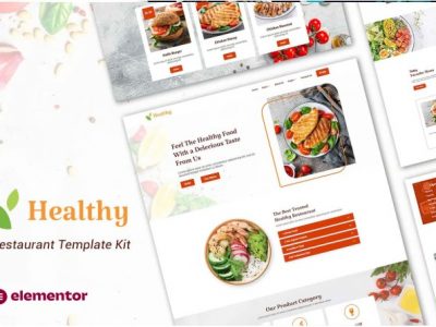 Healthy - Restaurant Elementor Template Kit