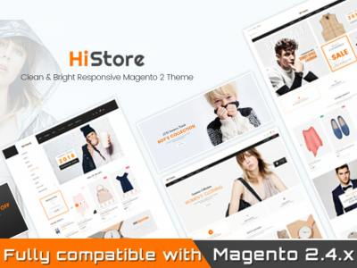 HiStore - Clean and Bright Responsive Magento 2 Th
