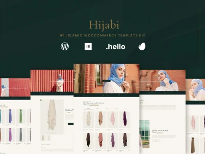 Hijabi - Muslim Shop Woocommerce Elementor Template Kit