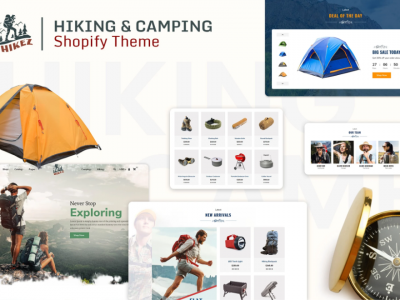 Hikez  Trekking & Hiking Shopify Theme