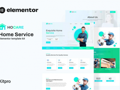Hocare - Home Service Elementor Template Kit