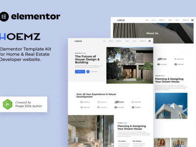 Hoemz - Home & Real Estate Developer Elementor Template Kit