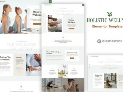 Holistic Welness - Alternative Health Elementor Template Kit