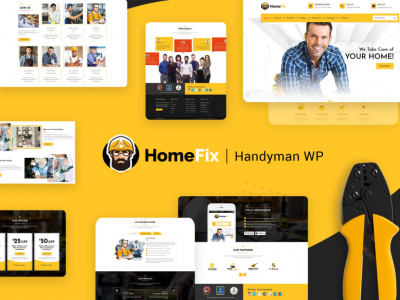 HomeFix - Handyman, Maintenance WordPress Theme