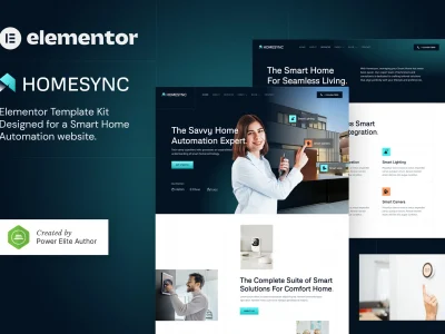 Homesync – Smart Home Automation Elementor Template Kit