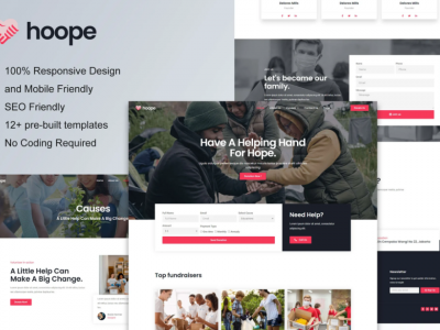 Hoope - Charity & Donation Elementor Template Kit