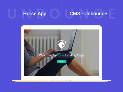 Horse App - Unbounce Landing Page