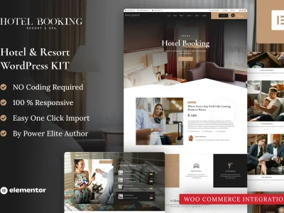 Hotel Booking - Resort Elementor Pro Template Kit