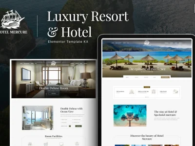 Hotel Mercure - Luxury Resort & Hotel Elementor Template Kit