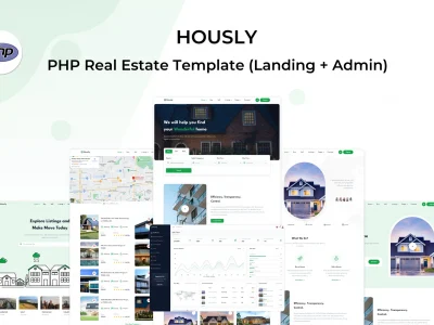 Hously - PHP Real Estate Landing & Admin Template