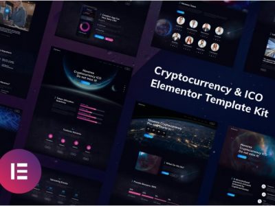 Hoverex | Cryptocurrency & ICO Elementor Template Kit