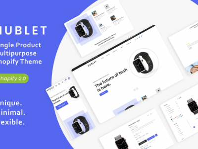 Hublet - The Single product Shopify Theme